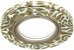 Светильник Gauss Backlight BL064 Кругл. Золотой узор/Золото, Gu5.3, LED 2700K 1/40 BL064 - фото 165392