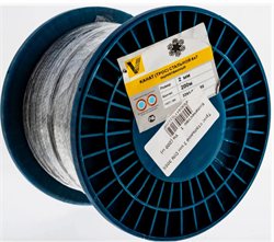 Стальной трос Метизный двор 2 мм DIN 3055, 200 м 4690441031259 4690441031259 - фото 165721