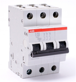 Выключатель автоматический 3-пол. 40A C 6kA (2CDS253001R0404) ABB 2CDS253001R0404-1 - фото 165729
