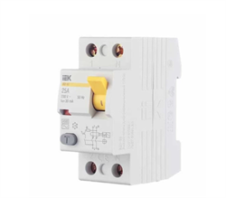 Устройство защитного отключения 2-пол 25А 30мА ВД1-63 MDV10-2-025-030 - фото 165752