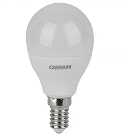 Лампа светодиодная шарик LS CLP100 9W/865 230V FR E14 OSRAM 4099854327599 - фото 165756