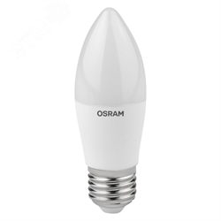 Лампа светодиодная свеча LVCLB100 12SW/865 230V FR E27 OSRAM 4099854308819 - фото 165761