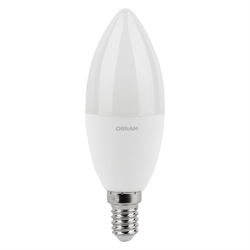 Лампа светодиодная свеча LVCLB100 12SW/865 230V FR E14 OSRAM 4099854308727 - фото 165762