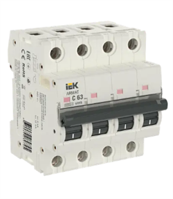 ARMAT Автоматический выключатель M06N 4P C 63А IEK AR-M06N-4-C063 - фото 165944