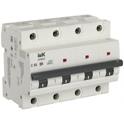 ARMAT Автоматический выключатель M10H 4P C 80A IEK AR-M10H-4-C080 - фото 165946