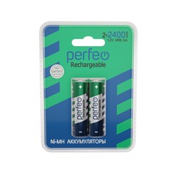 Perfeo AA2400mAh/2BL  Аккумулятор Пластик PF AA2400/2BL PL - фото 165999