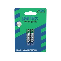 Perfeo AAA400mAh/2BL  Аккумулятор PF AAA400/2BL - фото 166055