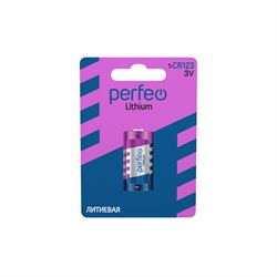 Perfeo CR123/1BL Lithium PF CR123/1BL - фото 166111