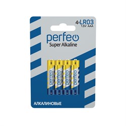 Perfeo LR03/4BL Super Alkaline PF LR03/4BL - фото 166181
