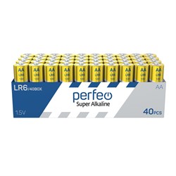Perfeo LR6/40BOX Super Alkaline PF LR6/40BOX - фото 166225