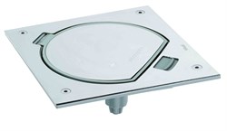 Люк пустой на 2 мод. K45 IP66 сталь Simon KSE0-23-72 - фото 16623