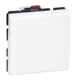 Выключатель 2 мод. 10 А 250 В Mosaic/Legrand 077010 - фото 16638