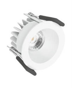 Светильник белый  защитный угол 70 LEDV SPOT-DK LED FIX 7W/3000K 230V IP44  580Lm  d-66/D-70/H-58    4058075127166 - фото 16708