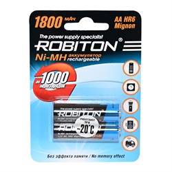ROBITON 1800MHAA-2 BL2(блистер 2шт) 08790 - фото 167299