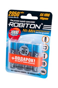 ROBITON 2850MHAA-4/box BL4(блистер 4шт+футляр) 09788 - фото 167303
