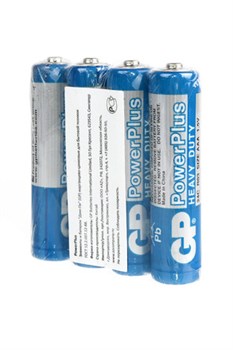 GP PowerPlus HEAVY DUTY 24C/R03 R03 SR4(в упаковке 40шт) 14001 - фото 168302