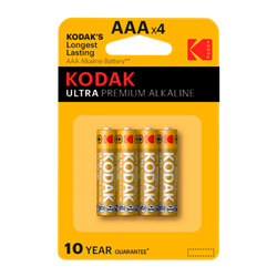 Kodak ULTRA PREMIUM LR03 BL4(блистер 4шт) 120461 - фото 168370