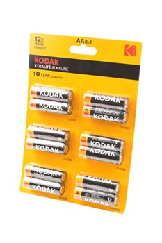 Kodak XTRALIFE ALKALINE LR6 BL12(блистер12шт) 17000 - фото 168380