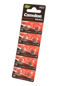 Camelion AG3-BP10(0%Hg) AG3 392  BL10(блистер 10) 15017 - фото 168404
