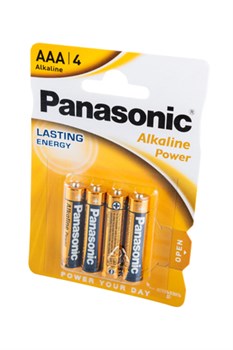 Panasonic Alkaline Power LR03APB/4BP RU LR03 BL4(блистер 4шт) 19273 - фото 168437