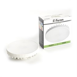Лампа светодиодная Feron LB-3451 GX53 7,5W 4000K 41398-1 - фото 169888