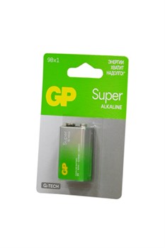 GP Super GP1604AA21-5CRSBC1 G-TECH 6LR61 BL1(блистер 1шт) 19594 - фото 169912