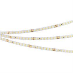 Лента RT-A128-8mm 24V Warm3500 (10 W/m, IP20, 5m) (Arlight, высок.эфф.150 лм/Вт) 038757(1) - фото 169985