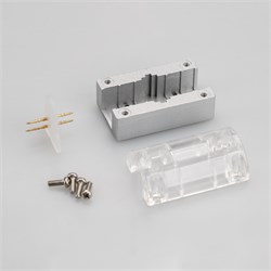 Соединитель прямой ARL-CLEAR-U15-Line (26x15mm) (ARL, Металл) (упак.10шт) 022701 - фото 170321