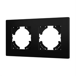 Рамка пластиковая FRM-PERIO-PL-2-BK (Arlight, -) 049751 - фото 170327
