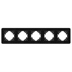 Рамка стеклянная FRM-OMALI-SFGS-5-BK (Arlight, -) 049721 - фото 170434