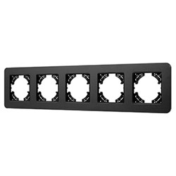 Рамка алюминиевая FRM-AKIRY-SFAL-5-BK (Arlight, -) 049747 - фото 170447