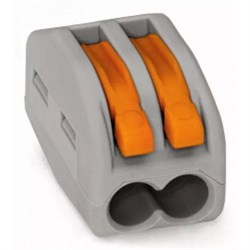 222-412   2 конт., многоразовая, 32A 400V - клеммная колодка WAGO (50) 222412 - фото 17055