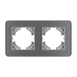 Рамка стеклянная FRM-OMALI-SFGS-2-GR (Arlight, -) 049710 - фото 170560