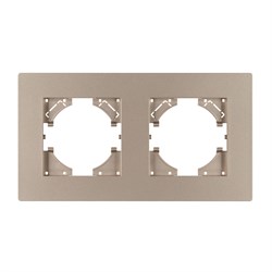 Рамка пластиковая FRM-PERIO-PL-2-GD (Arlight, -) 049753 - фото 170583