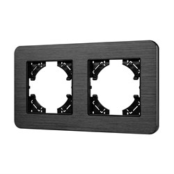 Рамка алюминиевая FRM-AKIRY-AL-2-BK (Arlight, -) 049725 - фото 170625