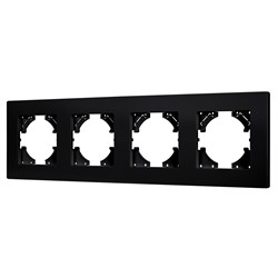 Рамка пластиковая FRM-PERIO-PL-4-BK (Arlight, -) 049759 - фото 170669