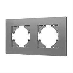 Рамка пластиковая FRM-PERIO-PL-2-GR (Arlight, -) 049752 - фото 170698