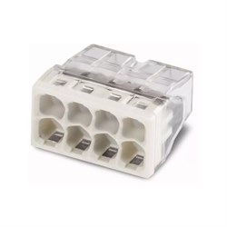 2273-248   8 конт., одноразовая, со смазк. Cu/Al, 24A 450V - клеммная колодка WAGO (100) 2273248 - фото 17069