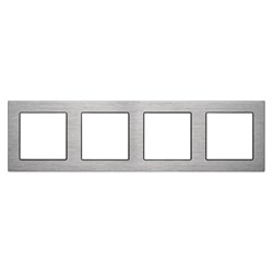 Рамка алюминиевая FRM-PRESTO-ALS-4-GR (Arlight, -) 043863 - фото 170718