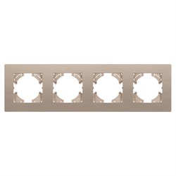 Рамка пластиковая FRM-PERIO-PL-4-GD (Arlight, -) 049761 - фото 170752