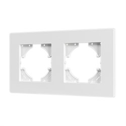 Рамка пластиковая FRM-PERIO-PL-2-WH (Arlight, -) 049750 - фото 170872