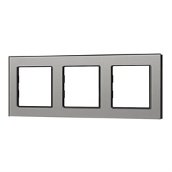 Рамка стеклянная FRM-GLARE-GS-3-GR (Arlight, -) 043801 - фото 170884