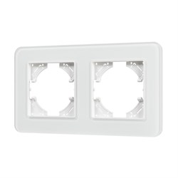 Рамка стеклянная FRM-OMALI-SFGS-2-WH (Arlight, -) 049708 - фото 170923