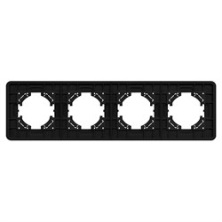 Рамка стеклянная FRM-OMALI-SFGS-4-BK (Arlight, -) 049717 - фото 171035