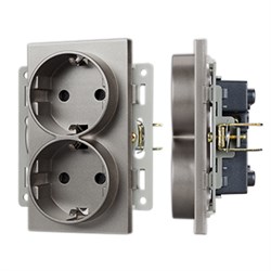 Механизм электрической розетки SCT-MEUD-PL-GR (250V, 16A) (Arlight, -) 043766 - фото 171055