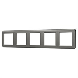 Рамка пластиковая FRM-VERSA-PL-5-GR (Arlight, -) 045192 - фото 171089