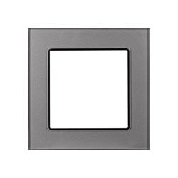 Рамка стеклянная FRM-GLARE-GS-1-GR (Arlight, -) 043788 - фото 171130