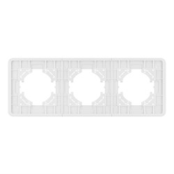 Рамка стеклянная FRM-OMALI-SFGS-3-WH (Arlight, -) 049712 - фото 171144