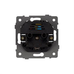 Механизм розетки с USB зарядкой SCT-MUAC-PL-BK-V (250V, 16A) (Arlight, -) 049830 - фото 171159