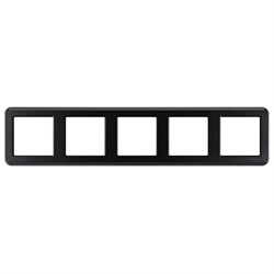 Рамка пластиковая FRM-VERSA-PL-5-BK (Arlight, -) 045191 - фото 171198